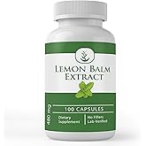 Pure Original Ingredients Lemon Balm Extract (100 Capsules) Always Pure, No Additives Or Fillers