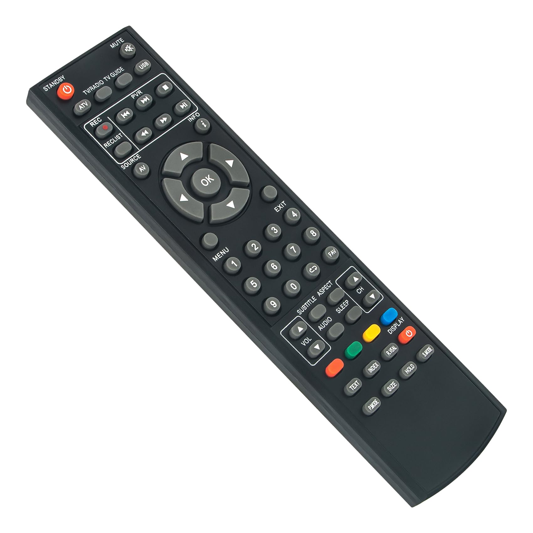 AULCMEET Remote Control Replace fit for Medion LED LCD TV E12009 MD-21296 P12181 P1 8043 MD-21276 MD-30759 P12187 MD21333EU-A MD-21287 MD-30774 P16058 MD-30896