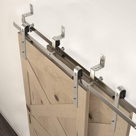 Amazon Com Winsoon 4ft 18ft Modern Sliding Bypass Barn Door