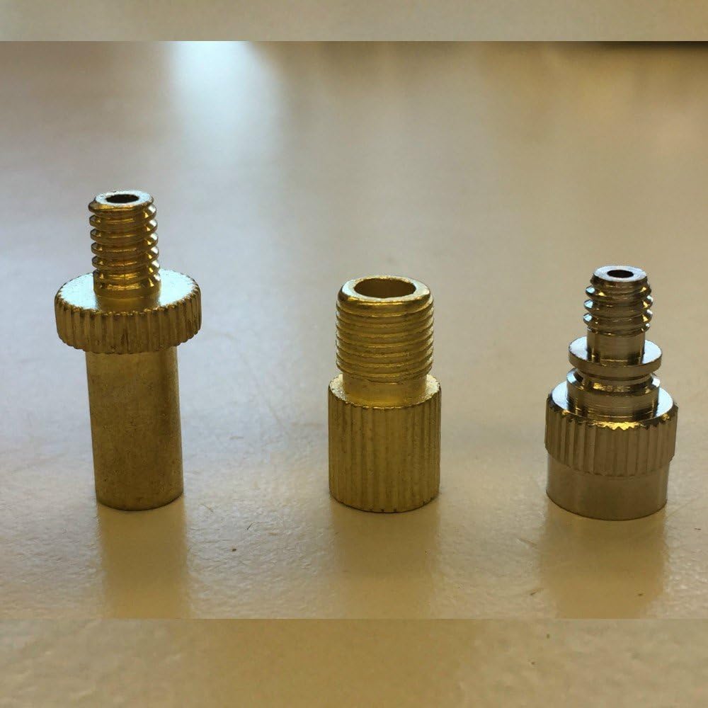 Set of 3 valve adaptor valve adapter bicycle schrader Dunlop valve SV AV DV Amazon.co.uk
