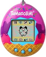 Bandai Tamagotchi Original Ice Cream Shell Cyber Pet 90s with Chain
