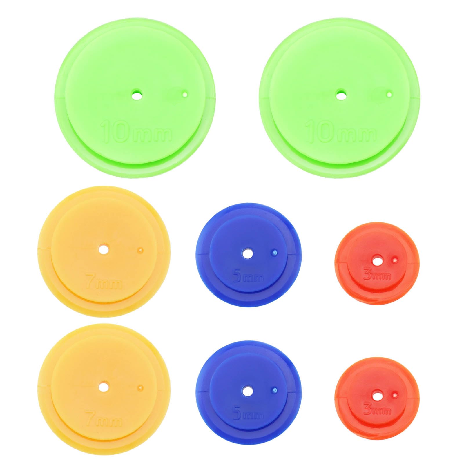 VGOL 8Pcs Seam Admission Marker Mix Size Sewing Wheel DIY Sewing Tracing Wheel for Sewing Machine Sewing Crafts DIY Embroidery (Random Color)