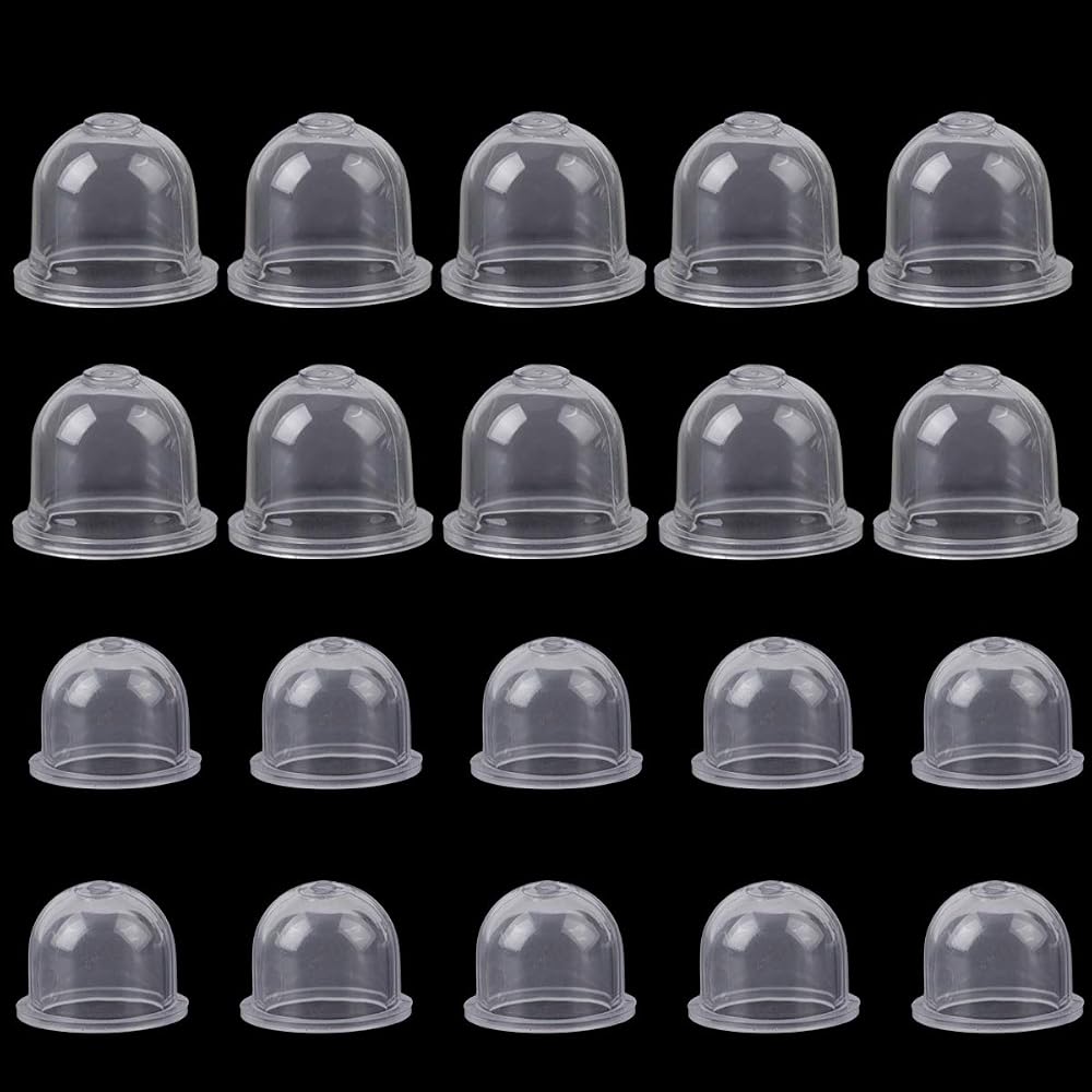 Rybtd 20PCS Universal Petrol Primer Bulb 19mm 22mm Carburetor Primer