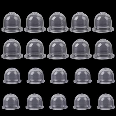 Rybtd 20PCS Universal Petrol Primer Bulb 19mm 22mm Carburetor Primer