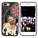 Badalink iPhone 8 Plus Case, iPhone 7 Plus Case Luxury Protective Smooth Painting Tempered Glass Cover Soft Anti-Skid TPU Bumper Frame PC Back Shell Skin for iPhone 8 Plus/iPhone 7 Plus - Elephant