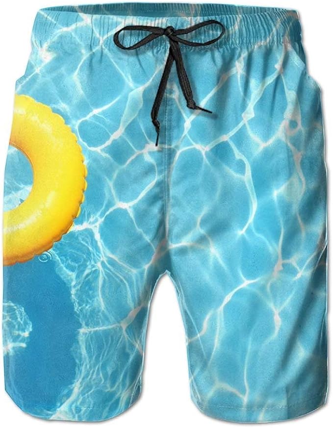 Swimming Pool Cool Water Men's/Boys Casual Shorts Swim Trunks Swimwear
