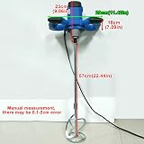 BRIEFNESS 2600W Electric Paddle Mixer Mortar Plaster Cement Paint 6 Speed M14 view 5