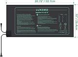 LUXBIRD 2 Pack Seedling Heat Mats with Digital Thermostat, 10" x 20.75" view 7