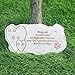 JHP Pet Memorial Stones Marker for Dog or Cat, Pet Loss of Gifts with Poem and Paw Print, Garden Stone for Loved Pet, Pet Grave Headstone Tombstone?