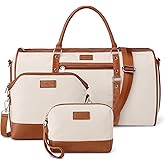 Noozion Convertible Garment Duffel Bag for Travel - Carry On Garment Bags With Toiletry Bag Large Weekender Bag for Men Women 2 in 1 Hanging Suitcase Suit Travel Duffel Overnight Bags