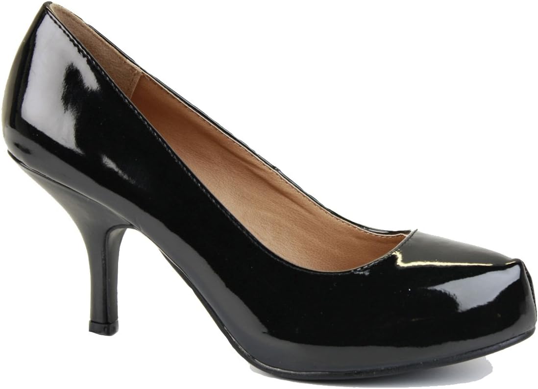 shoegeeks Ladies Womens Work Casual Office Smart Low Mid High Kitten Stiletto Heels Bridal Court Bridesmaid Shoes Pumps Size 3-8