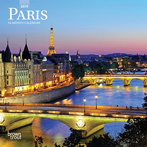 Paris 2019 7 x 7 Inch Monthly Mini Wall Calendar, Scenic Travel Europe France French (Multilingual Edition) by BrownTrout Publishers Inc.