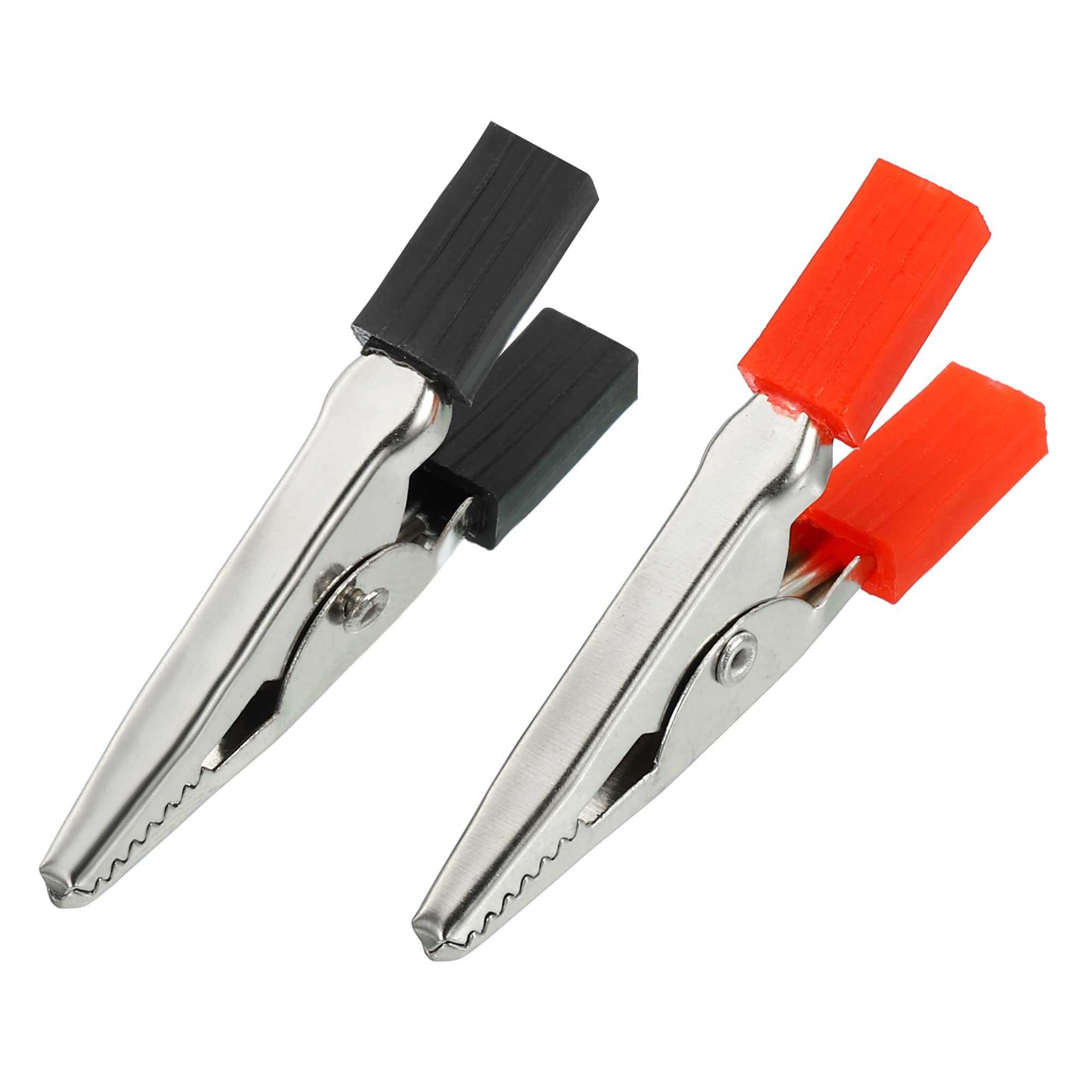 YOKIVE 20 Pcs Alligator Clips, Insulated Crocodile Testing Clamps | Connecting Charger, Great for Electronic Equipment (Black, Red, Silver)