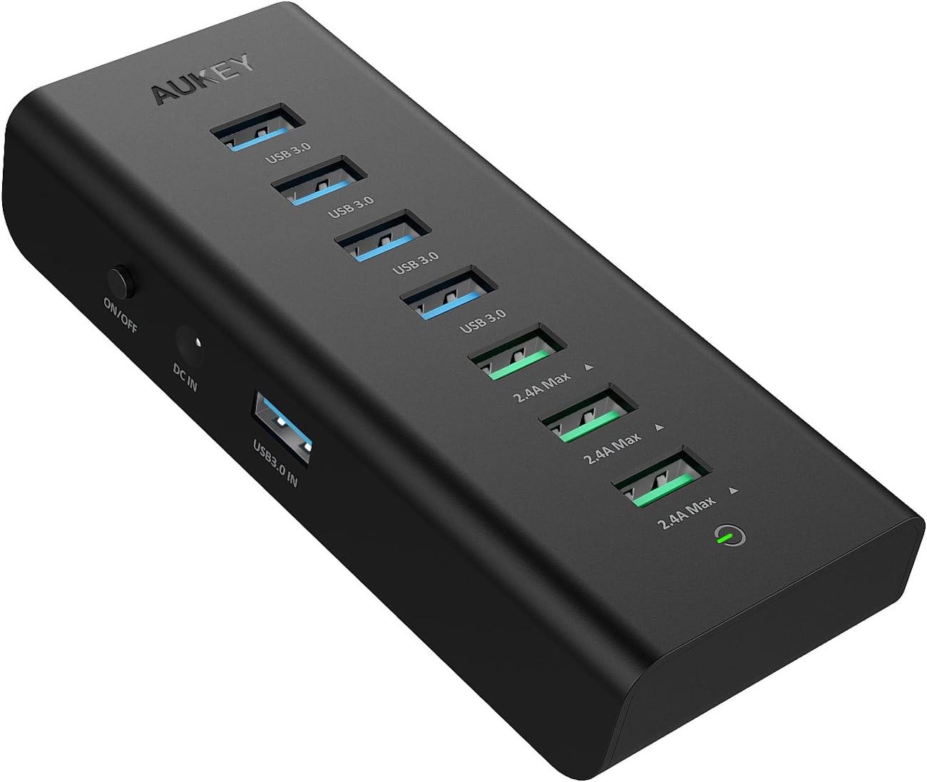 90w powered usb hub acasis 16 ports usb 30 data port aluminum