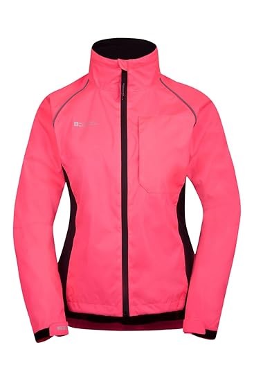Mountain Warehouse Adrenaline Jacke für Damen - Atmungsaktive Damenjacke, versiegelte Nähte, wasserfester Regenmantel mit hoc