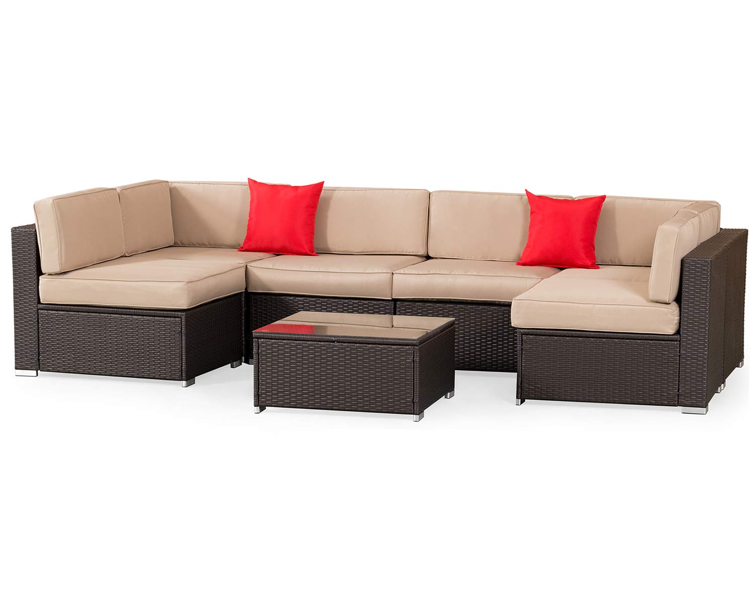 Best Solaura Outdoor Furniture 7 Piece