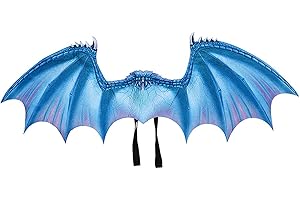 Himine Children's Cartoon Dragon Mask Wings set Children's day Halloween Christmas Party Performance Props