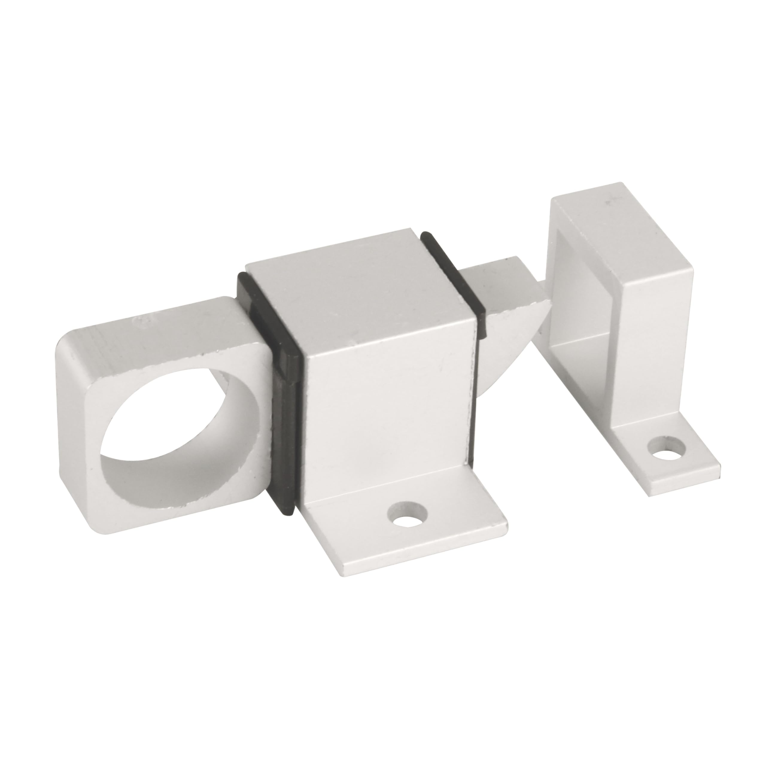 Amig - Surface Bolt for Windows Mod.960 | Bolt Latch Suitable for Horizontal or Vertical Locking | Silver-Finished Aluminium | 22 x 40 mm | Includes Screws