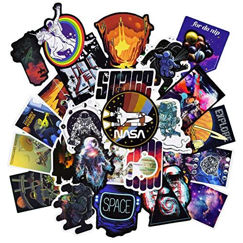 1 Stickers+Explorer+Skateboard+Spaceman+Spacecraft