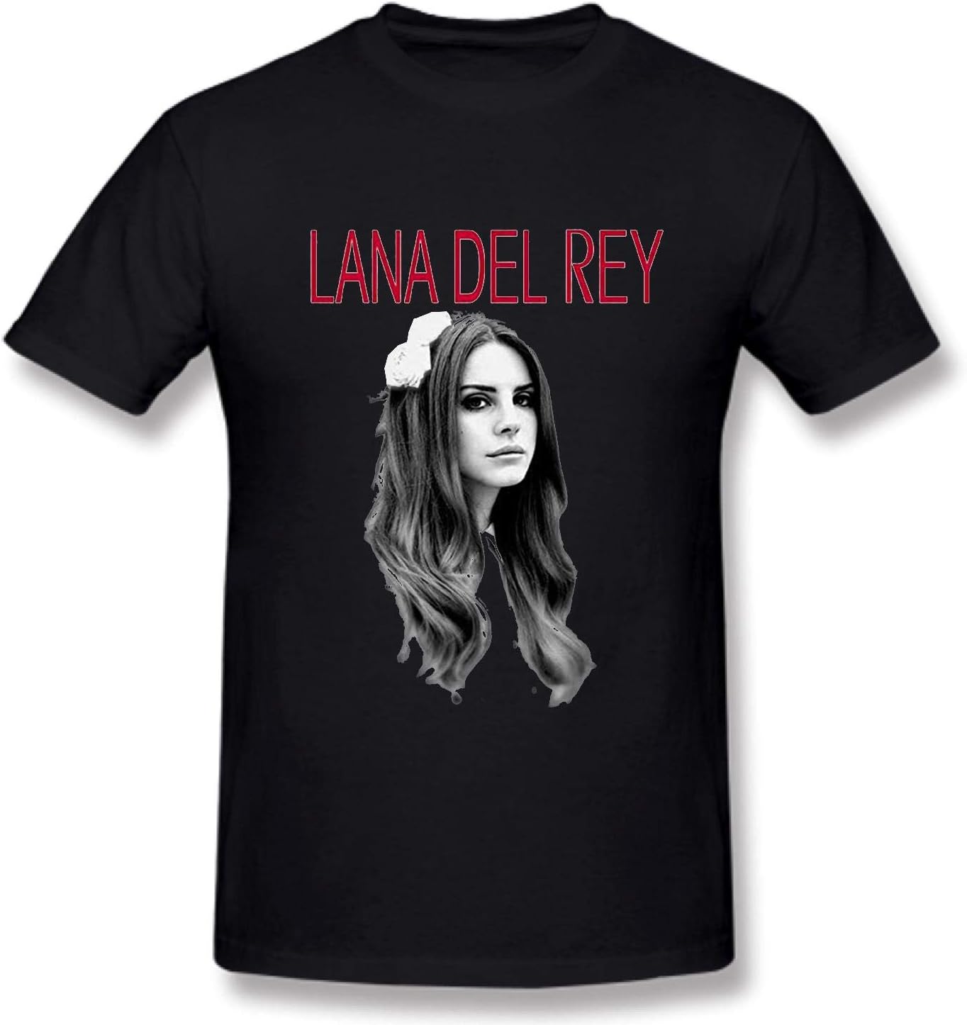 LSYTX Lana T Shirt Del Rey Cotton Men's Rock Music T-Shirts