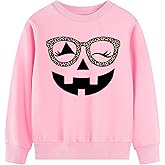 TBBCWWQY Toddler Boy Girl Halloween T-Shirt Kids Pink Pumpkin Face Stripe Patchwork Long Sleeve Shirts Outfit 2-3 Years