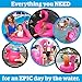 BigMouth Inc Inflatable Pink Flamingo Serving Ring, Pink Flamingo Party Server, Holds Drinks, Snacks, Ice and More, Easy to Inflate