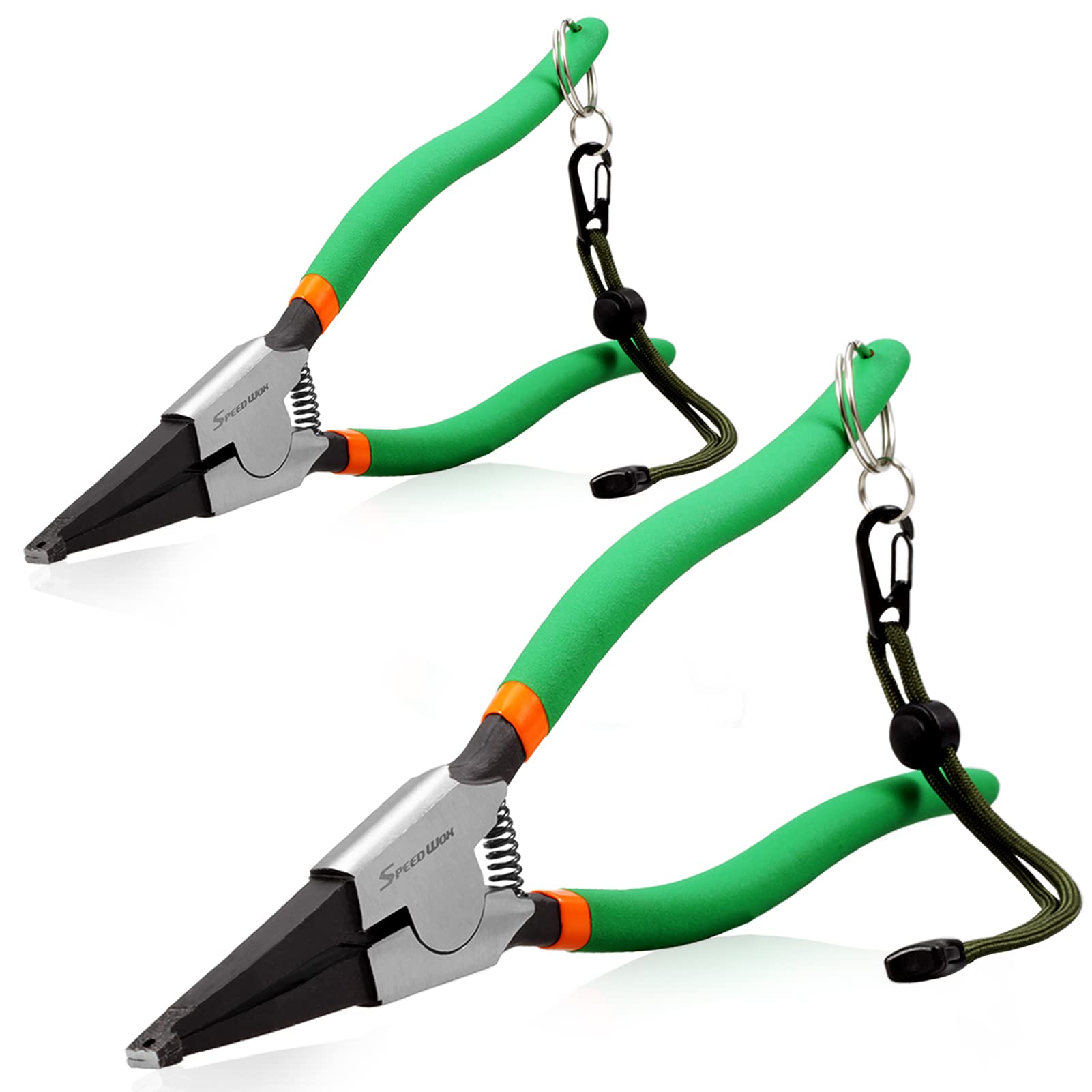 SPEEDWOX 2 Pcs Special Angle Tip Lock Ring Pliers Set for Removing & Installing Gearshift Locking & Spring Loaded Snap Rings