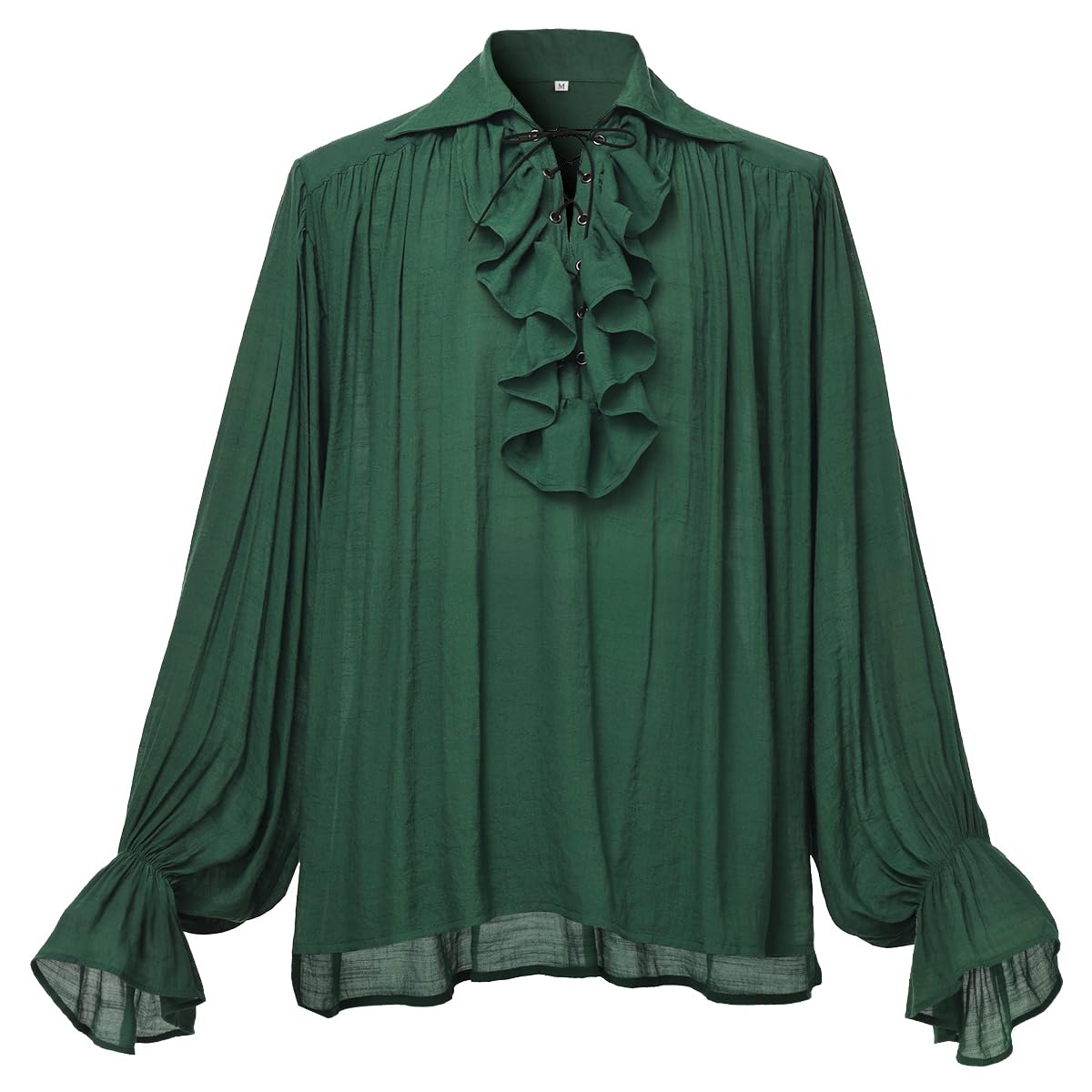 Men Medieval Pirate Shirt Women Vampire Renaissance Shirts Nordic Captain Victorian Tops