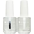 Dazzle Dry Step 2 - Base Coat + Step 4 - Top Coat (0.5 oz /15 mL each)