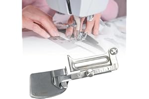 DESOLIO Adjustable Sewing Rolled Hemmer Foot, 2024 Upgraded Universal Sewing Rolled Hemmer Foot, 12-20MM 15-25MM Rolled Hemmer Foot for Sewing Machine Accessories (15-25MM)
