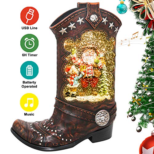 Boot Shaped Lantern w/Music - Image 3