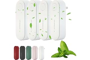 ZEDAMSO Air Purifier Plug In with Replacement Filter Suitable for Bedrooms, Toilets, Closets, Pet Room (White*4)