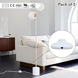 Helunsi 3Pcs Floor Lamp Foot Switch White Inline Push Button Pack of 3 view 9