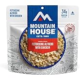 Mountain House Fettuccine Alfredo with Chicken | Freeze Dried Backpacking & Camping Food | 2 Servings