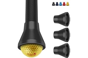 XSMSGO Golf Ball Retriever,Golf Ball Picker Upper for Putter Grip Tool, Back Saver Golf Ball Grabber Suction Cup Portable Golf Sucker Accessories for Putters and Golfer