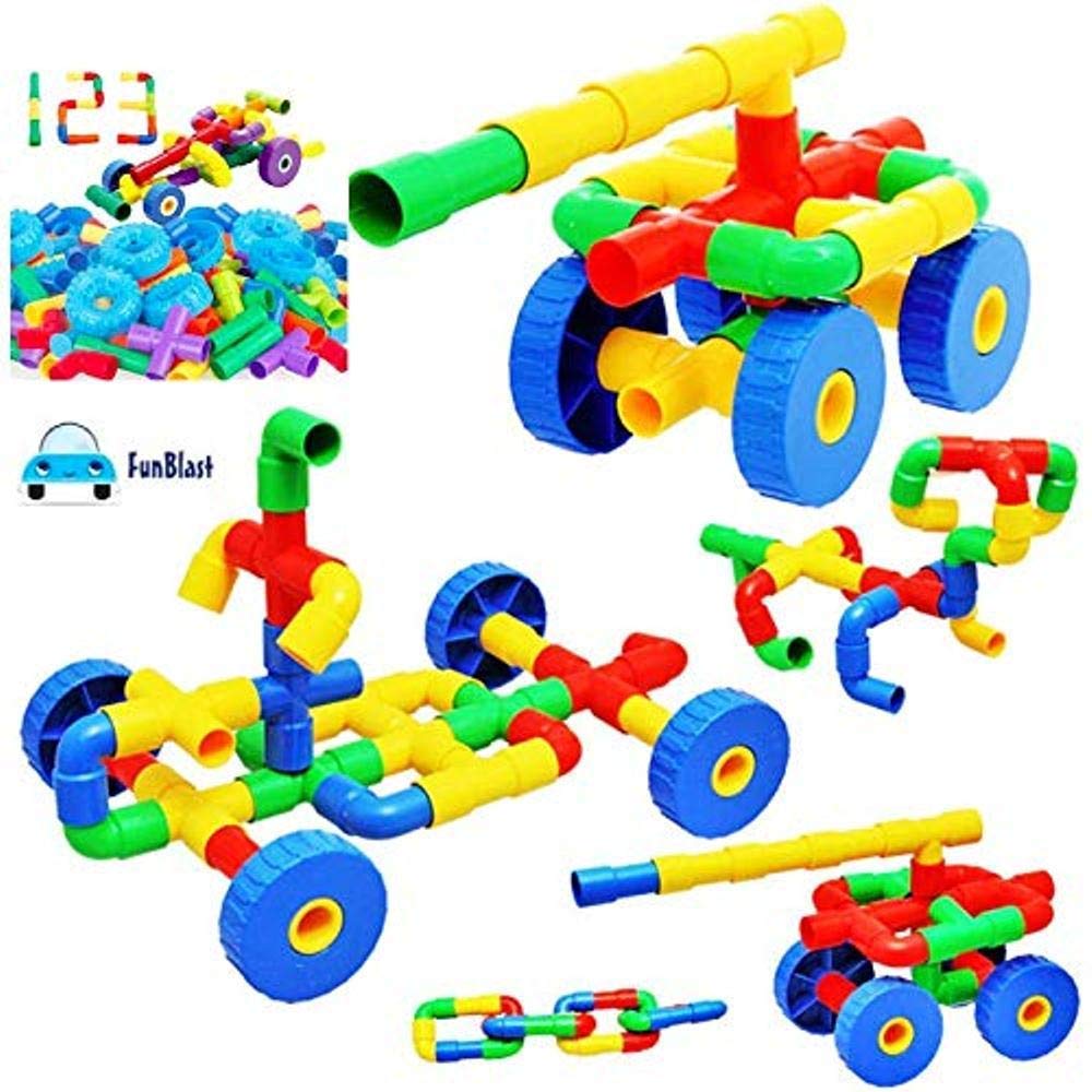 plastic pipe building toys