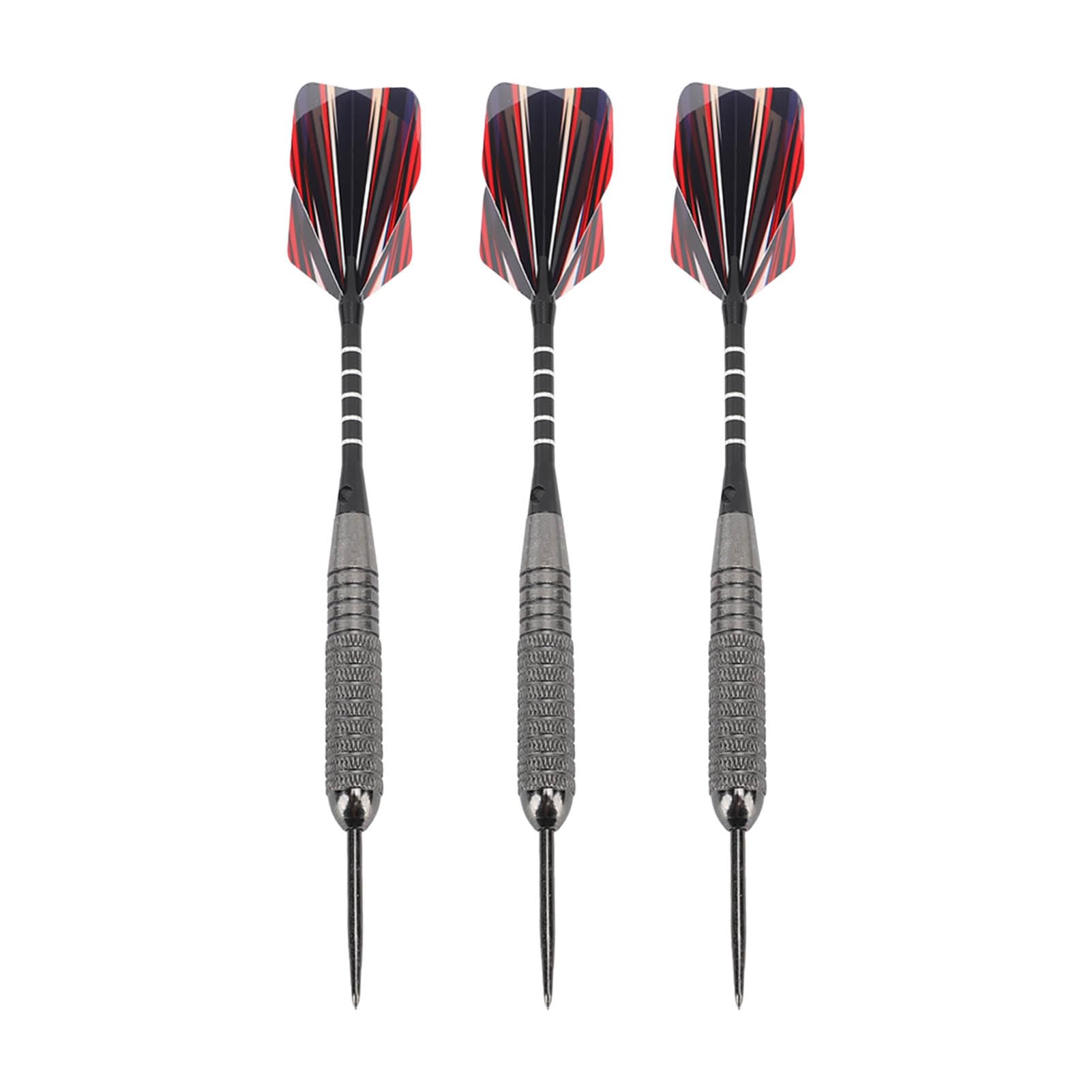 Keenso Tungsten Steel Tip Darts Set, Lightweight Design, Enhanced Grip and Control, Portable with Storage Box, Versatile for Home Game Rooms Bar