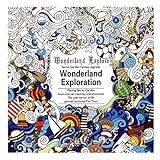 UNKE Secret Garden Graffiti Paperback English Wonderland Exploration Painting Book English Secret Garden Coloring Books Painting Book