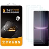 Supershieldz (3 Pack) Designed for Sony (Xperia 1 V) Tempered Glass Screen Protector, Anti Scratch, Bubble Free