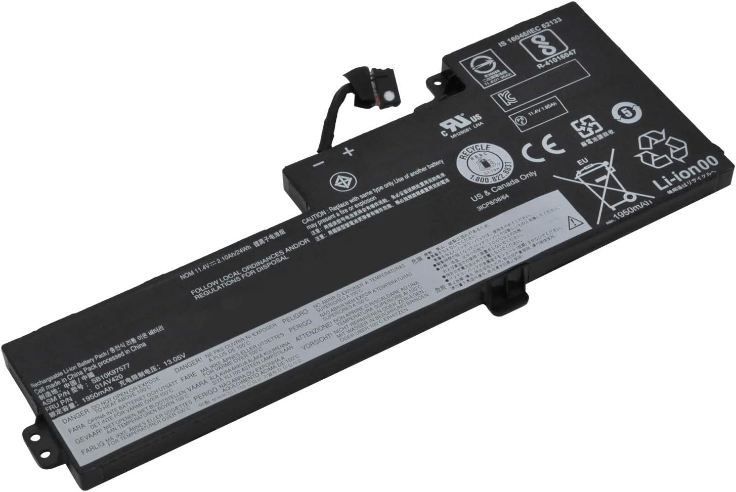 01AV420 01AV421 SB10K97578 01AV489 SB10K97577 01AV419 SB10K97576 Laptop Battery Replacement for Lenovo ThinkPad A475 A485 T470 T480 TP25 Series(11.46V 24Wh) - Image 3