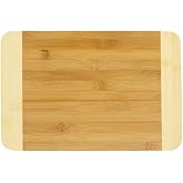 Home Basics Bamboo Kitchen (Natural) Cutting Board, 11.75" L x 7.87" W x 0.50" H