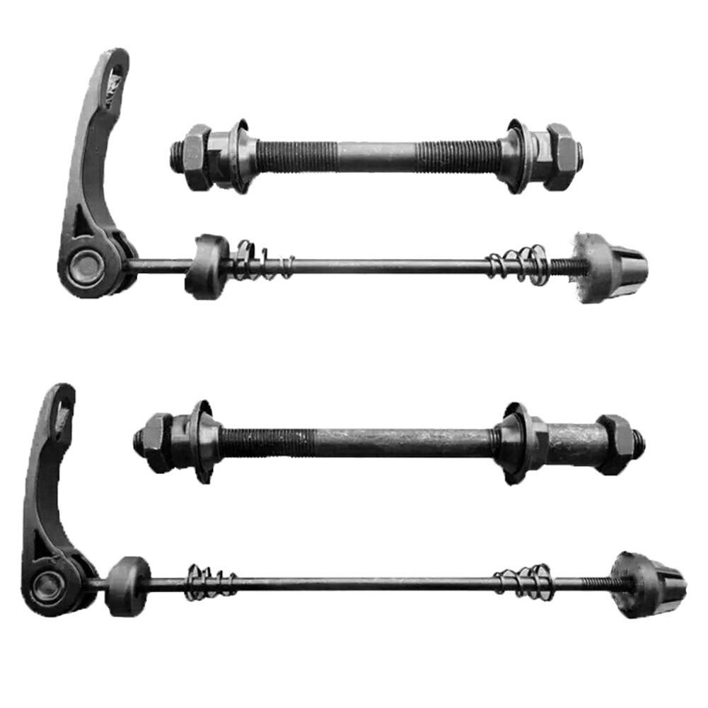 HomDSim 4pcs/lot Front/Rear Bicycle Quick Release Bike Hub & Shaft Hollow Axle of Road Mountain Bicycle Parts