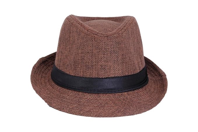 fedora hats for men brown