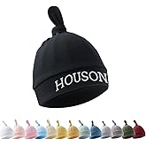 Enchvi Personalized Newborn Hospital Baby Newborn Hats Knot Beanie Hats Soft for Infant Baby Girls Boys Caps 0-6 Months