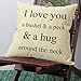 Pillowcase,Ammazona I Love You A Bushel And A Peck Sofa Bed Home Decor Pillow Case Cushion Cover