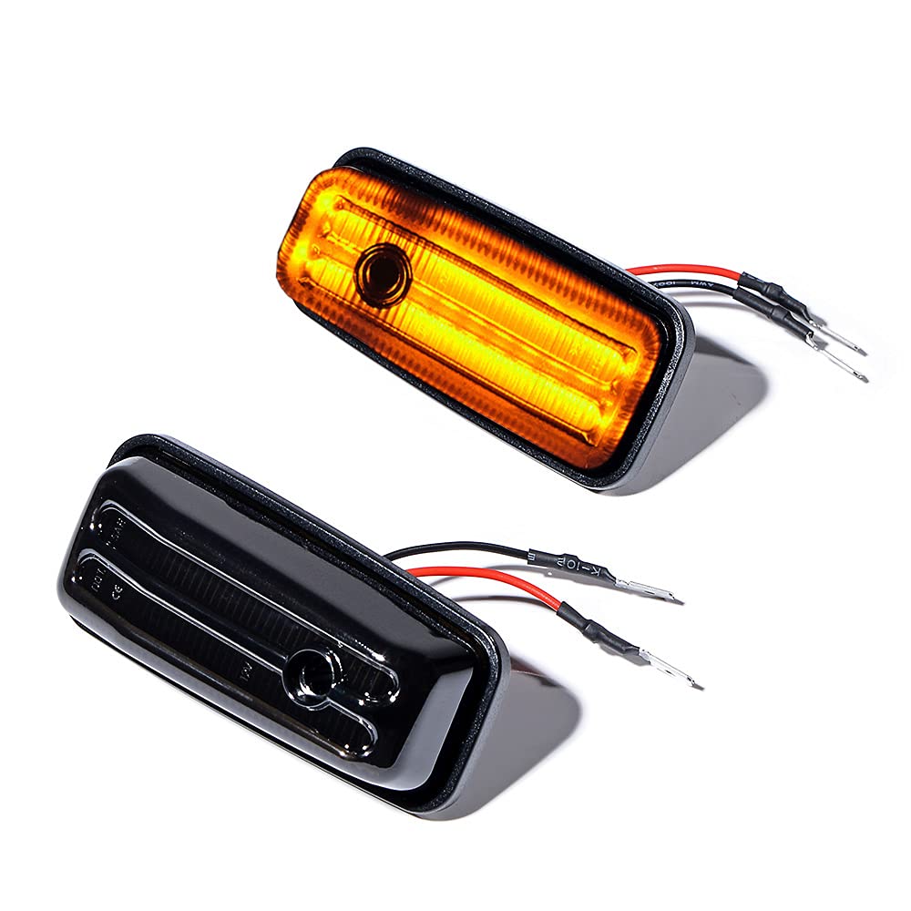 Astra Depot Dark Smoked Lens Amber LED Side Marker