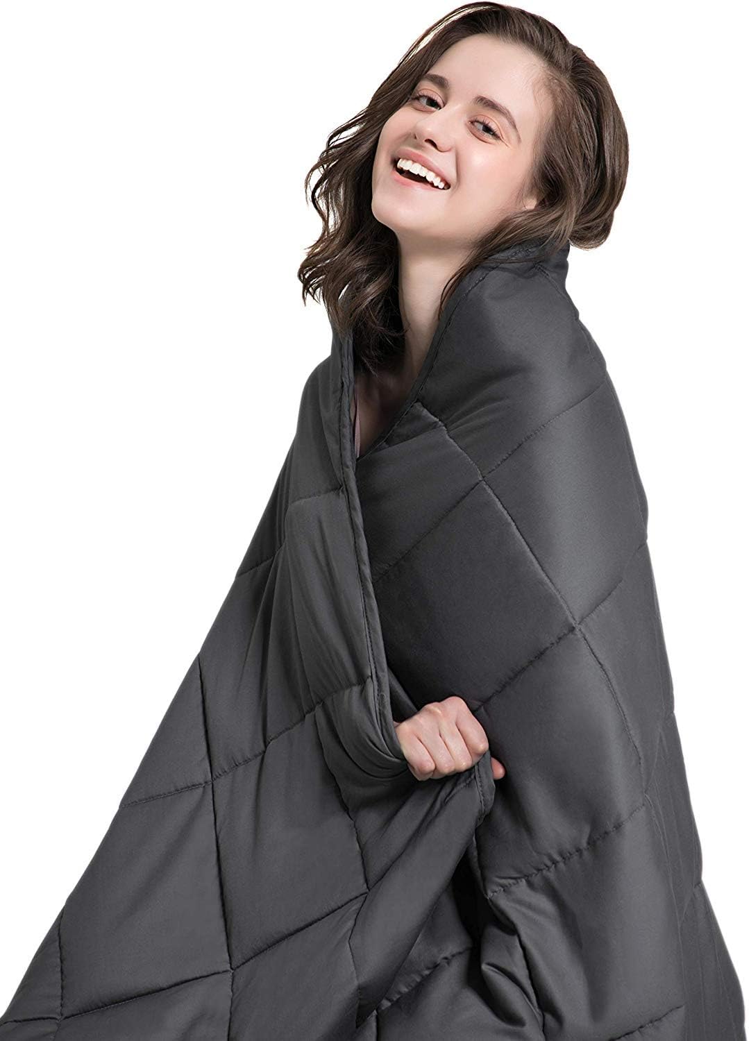 QUEENNA Adult Weighted Blanket | 20 lbs - 60x80 - Queen Size Bed Cotton