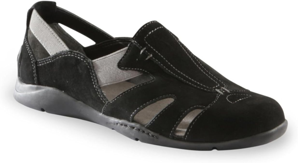 Amazon.com | Aerosoles Women's Volume Fisherman Shoes Black | Slippers