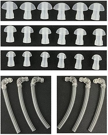 Rehear Comfortable Hearing Amplifier Ear Tip with Tube and Ear Plug (pack of 6 sets) (1 cap)