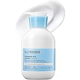 Illiyoon Ceramide Ato Lotion | Lightweight Moisturizer for Dry & Sensitive Skin, Barrier Repair for Face & Body, Mild for Babies, Vegan Certified, Korean Skin Care, 11.83 fl.oz.